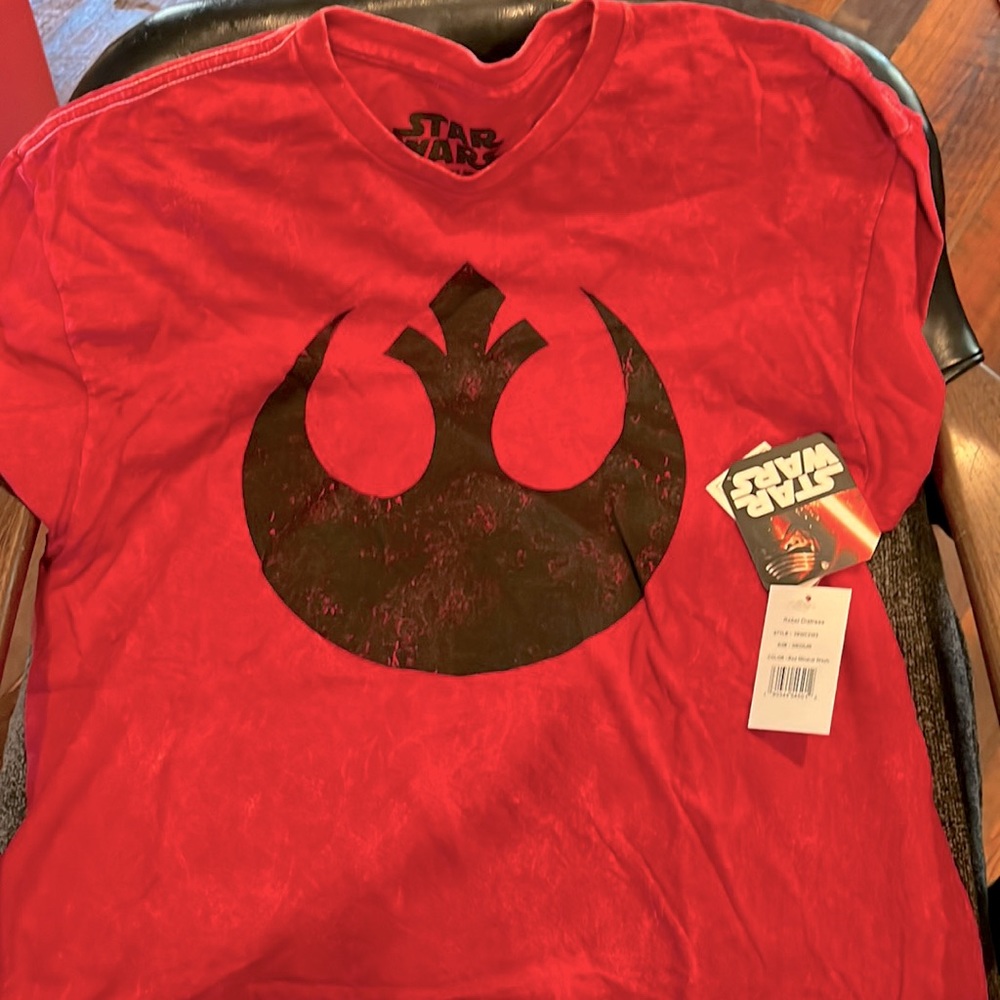 Star Wars Rebel Distress t-shirt Your red mineral wash